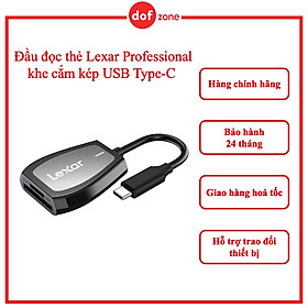 Mua Đầu đọc thẻ Lexar Professional khe cắm kép USB Type-C - Hàng chính hãng