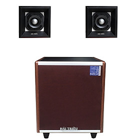 Loa sub điện siêu trầm & Đôi loa chép rời cho dàn âm thanh karaoke gia đình Hải Triều (hàng chính hãng)