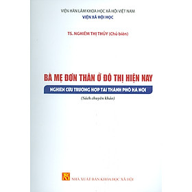 Bà Mẹ Đơn Thân Ở Đô Thị Hiện Nay - Nghiên Cứu Trường Hợp Tại Thành Phố Hà Nội (Sách chuyên khảo)