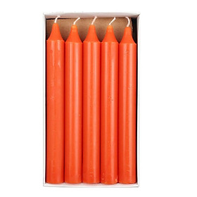 Mua Hộp 15 cây nến thơm thẳng Quang Minh Candle FTRAMART NQM0017 cao 15cm (Cam bí ngô / Cam đỏ)