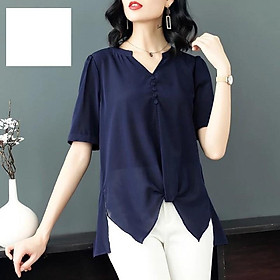 TK351-ÁO KIỂU TAY NGẮN CÁCH ĐIỆU S-6XL