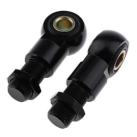 2Pcs 10mm  Absorber Eye Adapters for Motorcycle Scooter Black