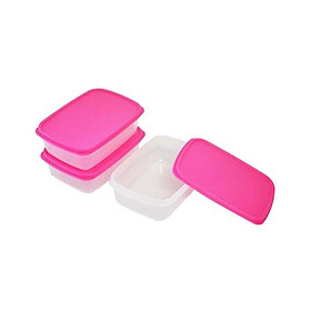 Mua Set 3 hộp nhựa đựng thực phẩm Fitin Pack 300ml nội địa Nhật Bản