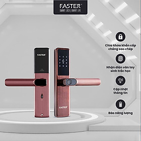 Mua Khóa vân tay FSID 30KAC FASTER mở bằng sinh trắc học  app điều khiển  thẻ từ  mật mã