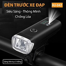 Mua Đèn trước xe đạp siêu sáng  sạc USB HJ-047 - PN047