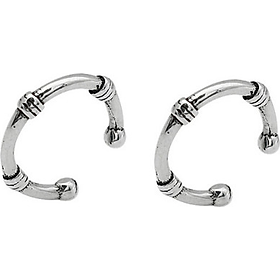 Bông tai nữ bạc Ý 925 hình đốt tre xinh xắn