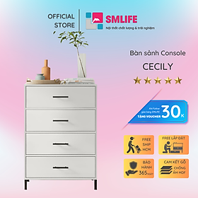 Mua Bàn sảnh ra vào gỗ hiện đại SMLIFE Cecily