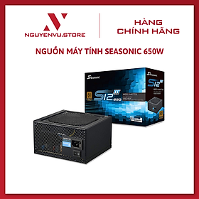 Mua Nguồn máy tính Seasonic 650w S12III-650 (650GB3) 80 PLUS BRONZE - Hàng Chính Hãng