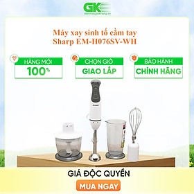 Mua Máy Xay Cầm Tay Sharp EM-H076SV-WH – Hàng Chính Hãng