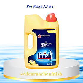 Bột rửa bát Finish Classic 2.5kg - Hương chanh