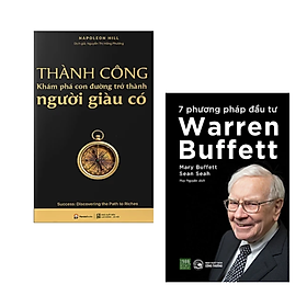  Combo 2 cuốn sách Bài Học Kinh Doanh : Thành Công Khám Phá Con Đường Trở Thành Người Giàu Có + 7 Phương Pháp Đầu Tư Warren Buffet