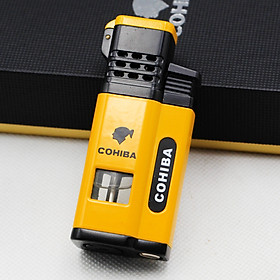 Mua Vỏ Hột Quẹt Bật Lửa Khò 4 Tia  H138 Kèm Đục Thiết Kế Nhỏ Gọn Độc Lạ Sang Trọng - Dùng Gas Đá Cao Cấp