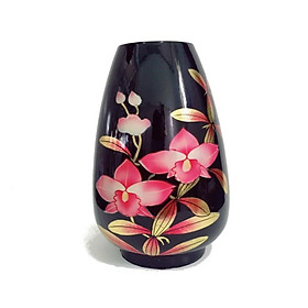 Mua Bình bắp sơn mài hình hoa lan