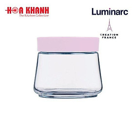 Hũ Thủy Tinh Luminarc Swing nắp hồng 500ML - P3790