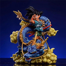 Mô hình chibi songoku cưỡi rồng siêu đẹp chất lượng huymohinh mô hình dragon ball