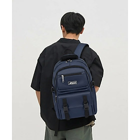 Balo trung học chống nước tiện lợi Xbags Dark Blue Xb 3202