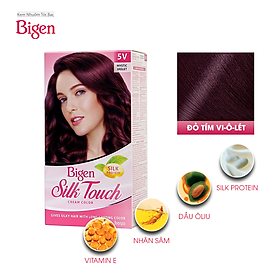 Thuốc nhuộm tóc phủ bạc Bigen Silk Touch Sắc Màu trẻ trung 80ml