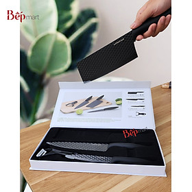 Mua Bộ Dao sứ 4 món Locknlock CKK104s4   sắc bén - hàng chính hãng - bepmart