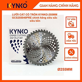 Mua LƯỠI CẮT CỎ TRÒN KYNKO-255MM GCS255040PRE chính hãng siêu sắc siêu bền
