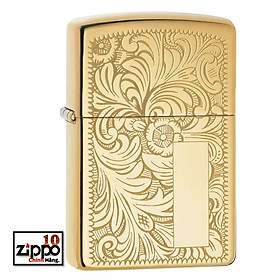 Bật lửa Zippo 352B Brass Venetian Design - Chính hãng 100%