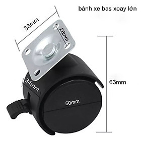 Mua Bánh xe tủ gỗ chuyên sử dụng cho các mặt đế bằng gỗ  thép  nhựa chạy êm  bền chắc  dễ lắp đặt