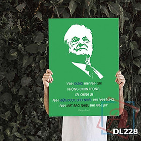 Mua Tranh động lực trang trí phòng làm việc - Anh đúng hay anh sai không quan trọng (George Soros) - DL228