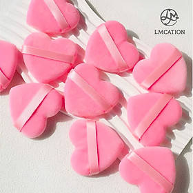 Bông dặm phấn phủ trái tim LMcation