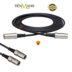 Mua Dây Cáp MIDI Hosa 2 Đầu Kim Loại Cắm Tròn 5 Chân MID-503  505  510  515  520  525 Cho Đàn Piano  Organ  Keyboard Cable 5-Pin DIN Hàng Chính Hãng - Kèm Móng Gẩy DreamMaker