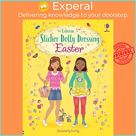 Sách - Sticker Dolly Dressing Easter by Fiona Watt,Non Figg (UK edition, paperback)