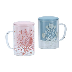 Cốc nước Charmie Có Nắp + Hộp Lọc Nhiều Màu |Index Living Mall | Nội thất Thái Lan