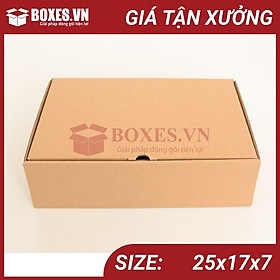 Mua 25x17x7 cm Combo 50 hộp giấy carton đựng quần áo giá tại xưởng