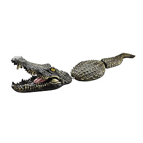 2-3pack Simulation Floating Crocodile Decoy Great for Pool Park Patio Heron Away