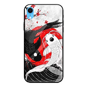 Ốp kính cường lực cho iPhone XR mẫu cá 80 (3) - Hàng chính hãng