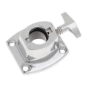 Tom Cymbal Holder Clamp Bass Drum Tom Mount Bracket for Drum Set Band Chrome