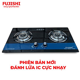 Mua Bếp gas âm chén đồng Fujishi FJ-809IC - KÍNH XANH - Đánh lửa IC cực nhạy - Lửa xanh tiết kiệm gas - Hàng chính hãng