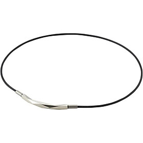 Vòng cổ Phiten Metax Rakuwa necklace Diamond cut TG899051/TG899053/TG899151/TG899153/TG89921/TG899253 - Bạc