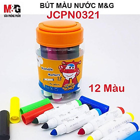Bút nước nhiều màu  M&G JCPN0321 hình siêu nhân đỏ-Hộp