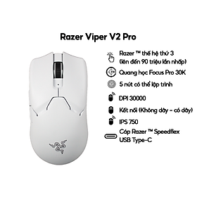 Chuột Razer Viper V2 Pro-Ultra-lightweight Wireless Esports Mouse_Mới,hàng chính hãng