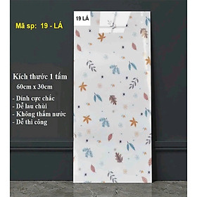 Mua Bộ 10 Tấm Xốp Dán Tường 3D PVC Lá Hồng 60x30cm Keo Sẵn Dày 2 5mm Cao Cấp  Sang trọng