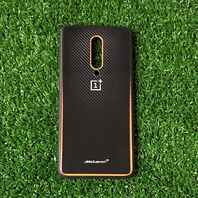 Ốp lưng Oneplus 7 Pro kính cường lực McLaren - Hàng nhập khẩu - Carbon