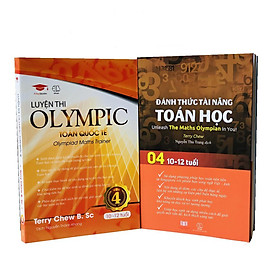 Sách: Đánh thức tài năng 4 và Luyện thi Olympic toán quốc tế 4 – Combo 2 sách tham khảo cho trẻ 10-12 tuổi