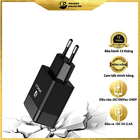 Mua Củ sạc USB kép FLOVEME - điện áp 100-240V - sạc an toàn và nhanh chóng - chất liệu chống cháy ABC - chip nâng cấp  - Hàng chính hãng