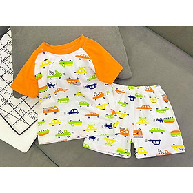 Bộ đồ bé trai thun cotton xuất dư