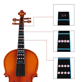 10pcs 3/4 Violin Fretboard Finger Chart Guide Sticker for Beginner Kids