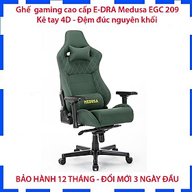Mua Ghế xoay gaming E-DRA Medusa EGC 209 - Kê tay 4D - Đệm đúc nguyên khối - Chất liệu Da PU cao cấp - Hàng chính hãng