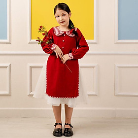 Mua Áo Dài Tết Cách Tân Màu Đỏ Cho Bé Gái, Bé Trai . Size Váy Trẻ Em 3, 4,  5, 6, 7, 8, 9, 10, 11, 12 Tuổi | Tiki
