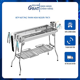 Mua Bếp nướng than hoa BBQ ngoài trời chất liệu Inox cao cấp