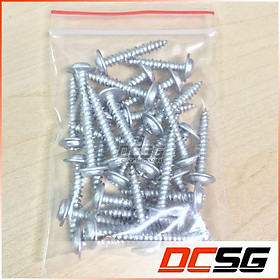 Ốc vít bắt tường, bê tông 4.0x25mm đầu dù, không tắc kê Unika PW-425-SDN (37 cái)