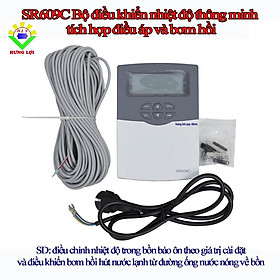 SR609C Bộ điều khiển nhiệt độ thông minh tích hợp điều áp Máy Nước Nóng Năng Lượng Mặt Trời