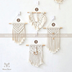 Mua Mành macrame mini treo tường trang trí (W01)